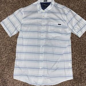 O'Neill Blue and White Casual Button Down Shirt